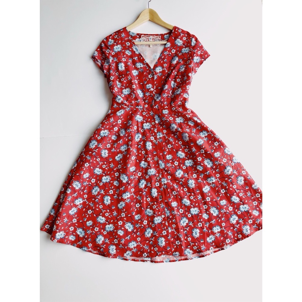 PERFECT Pink Martini Feminine Floral Dress